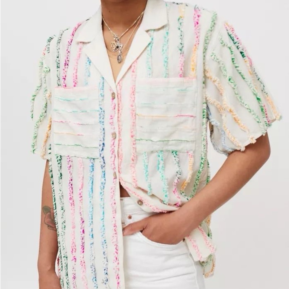 Tufted Oversized Shirt
